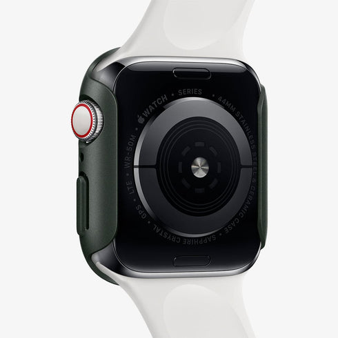 ACS05458 - Apple Watch Ultra (Apple Watch (49mm)) Case Thin Fit in black showing the front